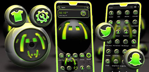 3D Light Ball Launcher Theme screenshot 7