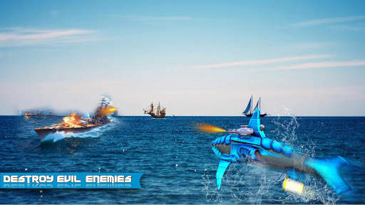 Dolphin Robot Car Fighting - Robot Transforming screenshot 3