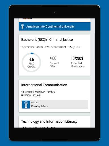 AIU Student Mobile скриншот 15