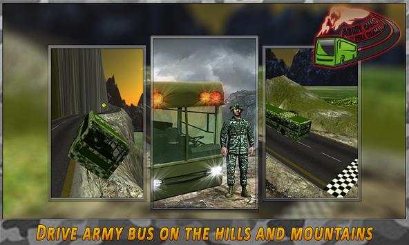 Army Bus Driver Hill Climb screenshot 1