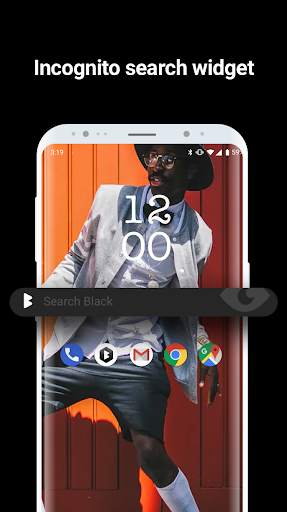 Black - AdFree Incognito Browser screenshot 1