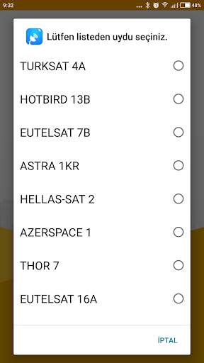 Mobil Uydu Anten Kontrol screenshot 1