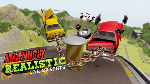Chained Car Crash Beam Drive: Accident Simulator screenshot 12