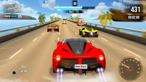 Super Traffic Car Racing Game screenshot 3