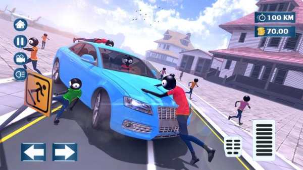 Stickman Destruction Car Driving 3D: Annihilation screenshot 6