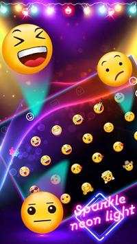 Sparkle Neon LED Light Keyboard screenshot 3