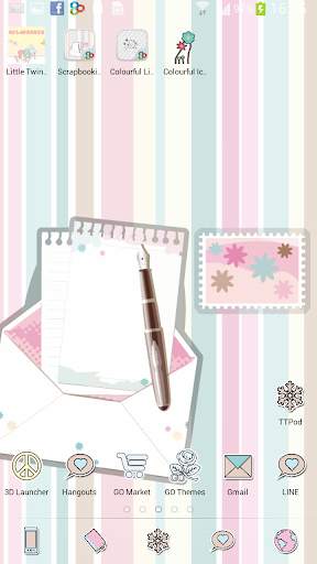 Free Pink Launcher Theme screenshot 4