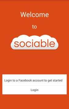 Sociable Beta (Facebook) screenshot 1