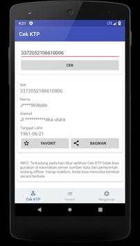 Cek KTP/ Identitas Penduduk (NIK) screenshot 2