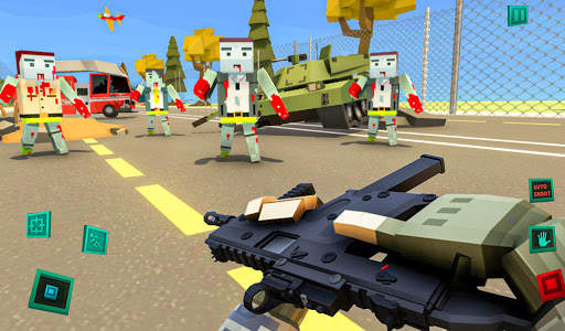 Zombie Pixel Warrior 3D- The Last Survivor screenshot 1