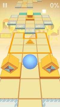 Scrolling Ball in Sky: casual rolling game screenshot 2