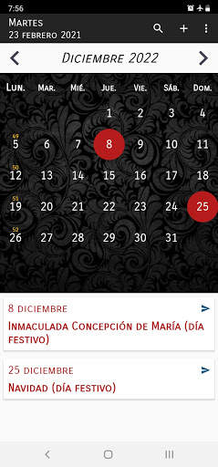 Calendario Chile скриншот 3