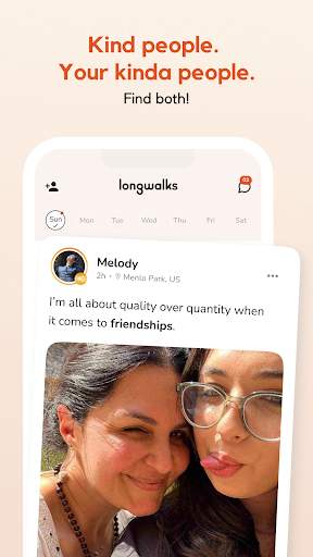 Longwalks: The Friendship App screenshot 2