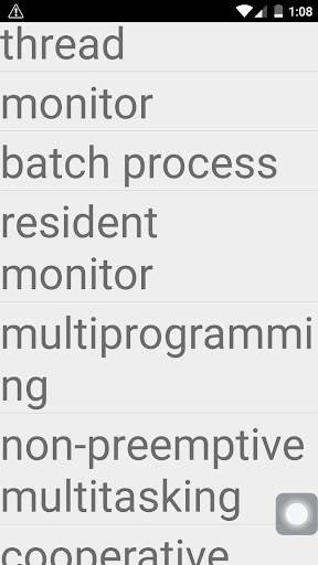 Operating Systems Course App screenshot 2