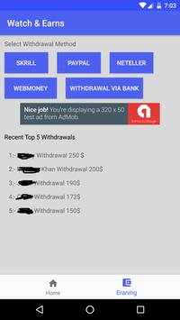 Watch & Earn स्क्रीनशॉट 5
