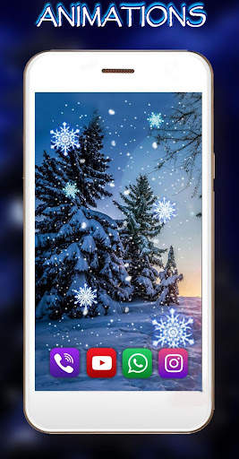 Snowfall Winter Live Wallpaper screenshot 3
