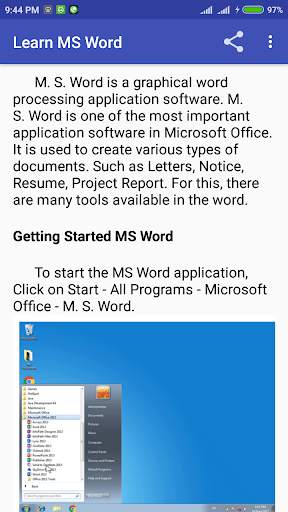 Learn MS Word screenshot 5