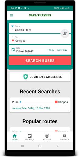Sana Travels screenshot 2