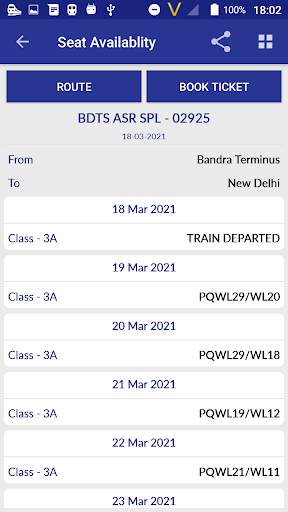Live Train Status : My Train screenshot 20