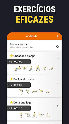 Exercícios com halteres screenshot 3