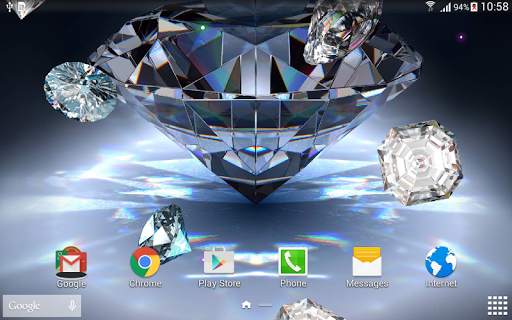 Diamonds Live Wallpaper screenshot 8