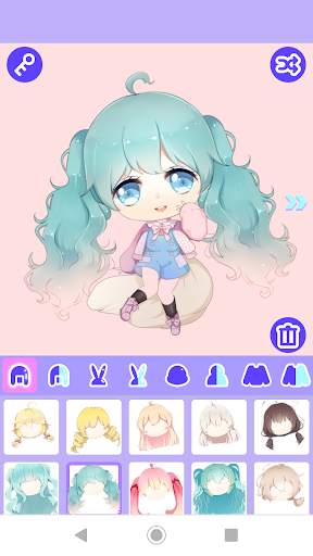 Cute Girl Avatar Maker screenshot 1