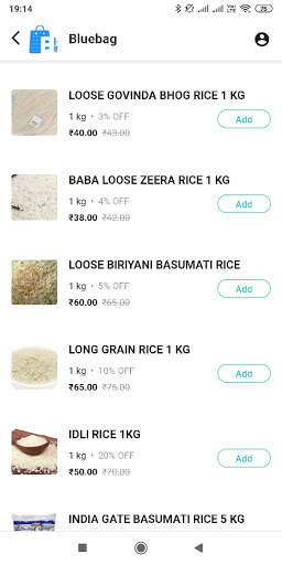 Blue Bag - Online Grocery Shopping and Delivery screenshot 3