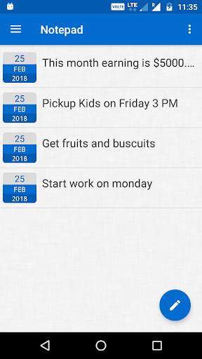 Notepad Easy Notes – Notepad for Android screenshot 1