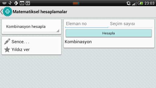 Hesaplamalar screenshot 4
