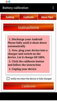 Battery calibration without root screenshot 1
