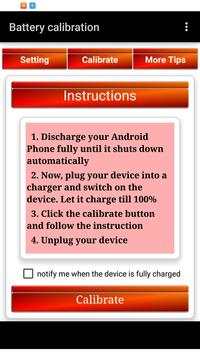Battery calibration without root screenshot 1