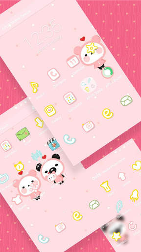 Cute Panda Baby theme & HD wallpapers screenshot 2