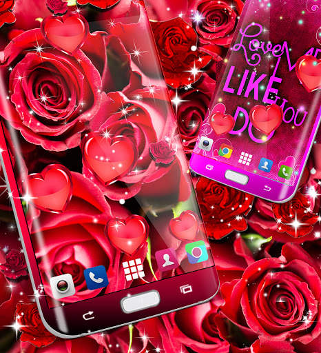 Red rose live wallpaper screenshot 6