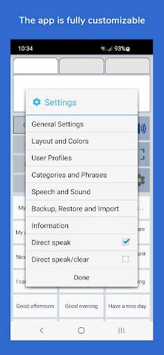Speech Assistant AAC скриншот 8