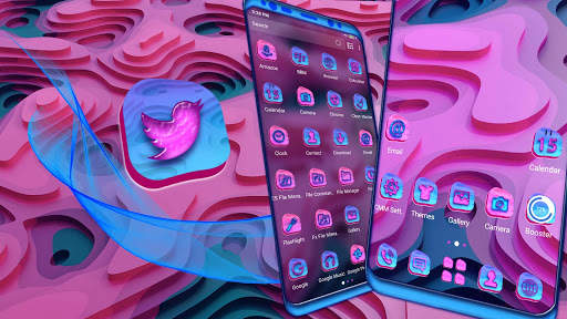 Trippy Art Launcher Theme screenshot 1