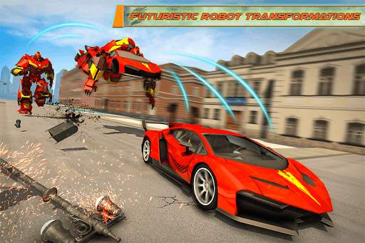 Police  Dragon Robot Car War screenshot 1