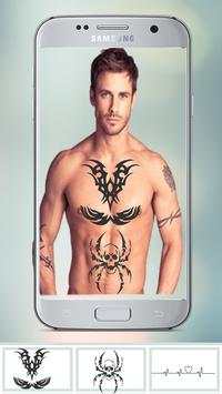 Best Men Tattoo Photo Editor: Tattoo on My Photo 4 تصوير الشاشة