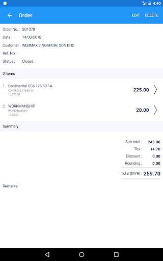 Webmax Accounting Software screenshot 4