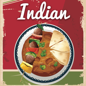 Indian cuisine recipes icon