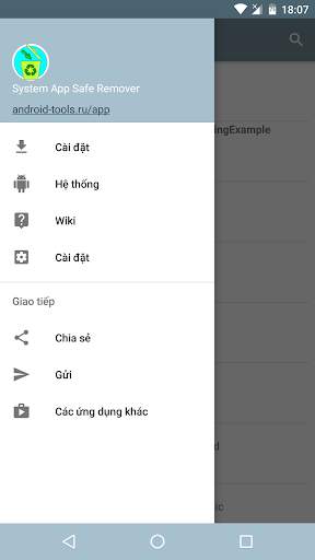Trình quản lý ứng dụng hệ thống screenshot 1