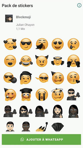 Blvckmoji screenshot 1