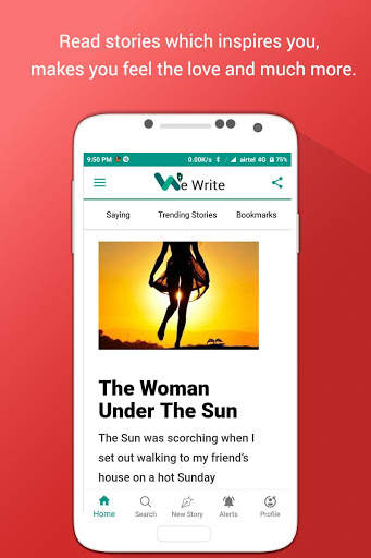 WeWrite - Best Quotes & story writing app screenshot 3