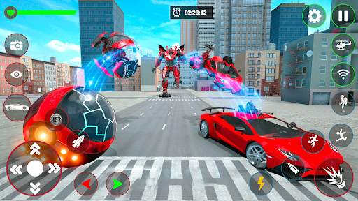Red Ball Robot Car: Robot Game screenshot 5