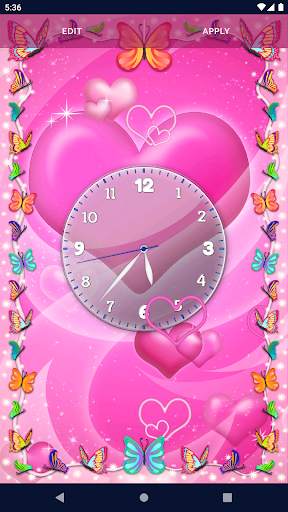 Pink Hearts Live Wallpaper screenshot 3