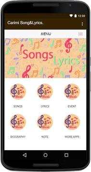 Carimi Song&Lyrics. screenshot 2