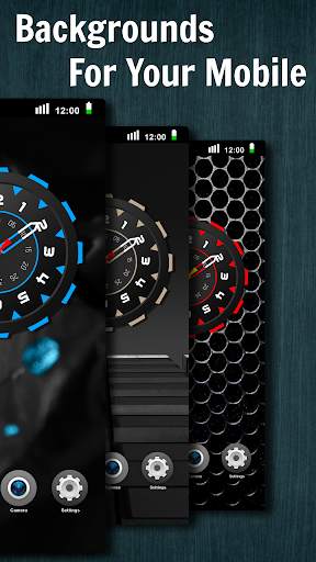 Analog Clock Live Wallpaper 2020 4K Backgrounds HD screenshot 4