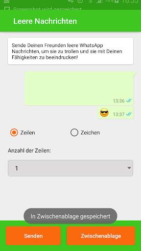 Leere Nachrichten (für WhatsApp) screenshot 5