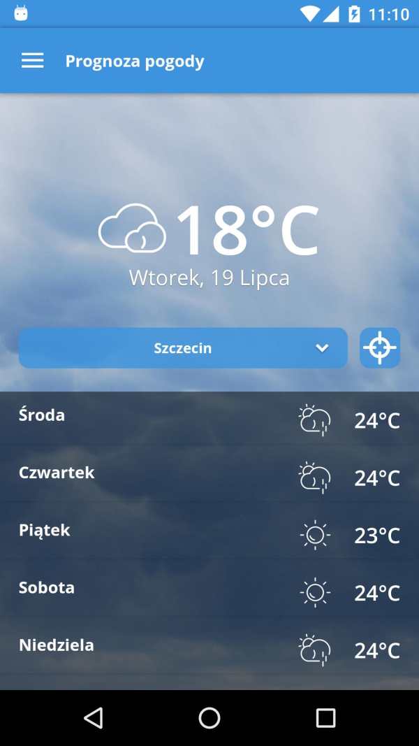 Prognoza pylenia screenshot 5