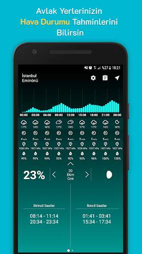 Solunar Zaman Tahmini screenshot 2