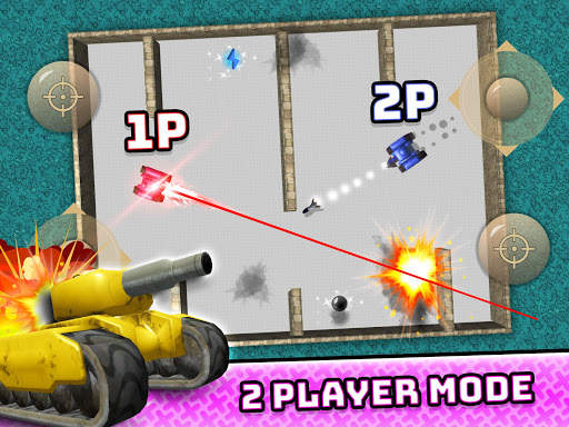 TankHit - 2 Player Tank Wars screenshot 2